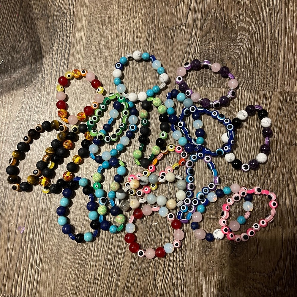 19 Handmade evil eye bracelets